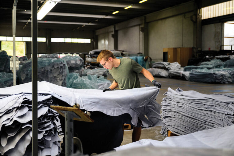FINCO Tannery in Bassano Del Grappa, Italy is photographed on Sept 16, 2023.