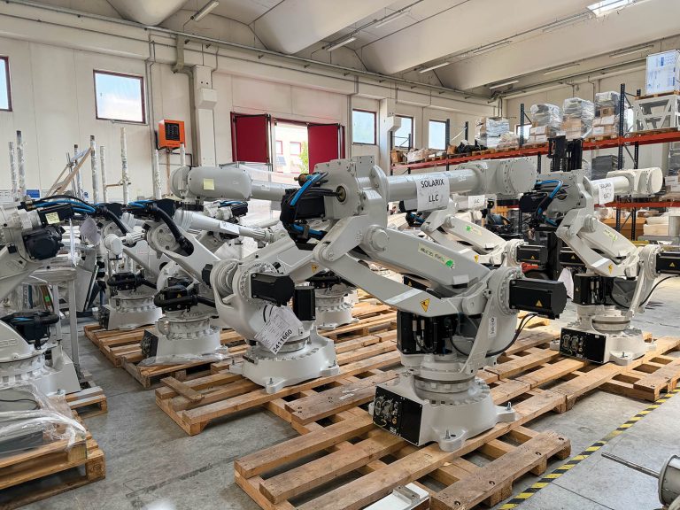 Solarix’s Robots ready-to-ship to our Forest, VA Facility.