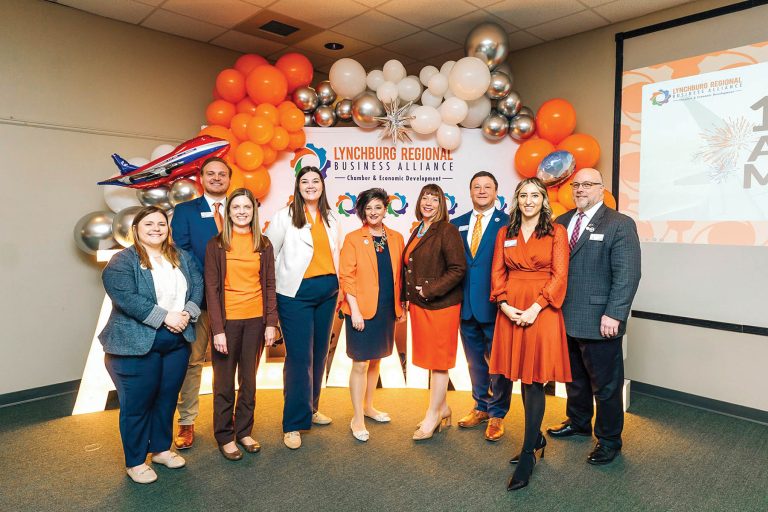 Part of the LRBA team (including Regitz, second from left, and Ramstead, second from right) at their 143rd annual meeting in February 2026. Photo by Jonathan Mitchell with Simply Branding.